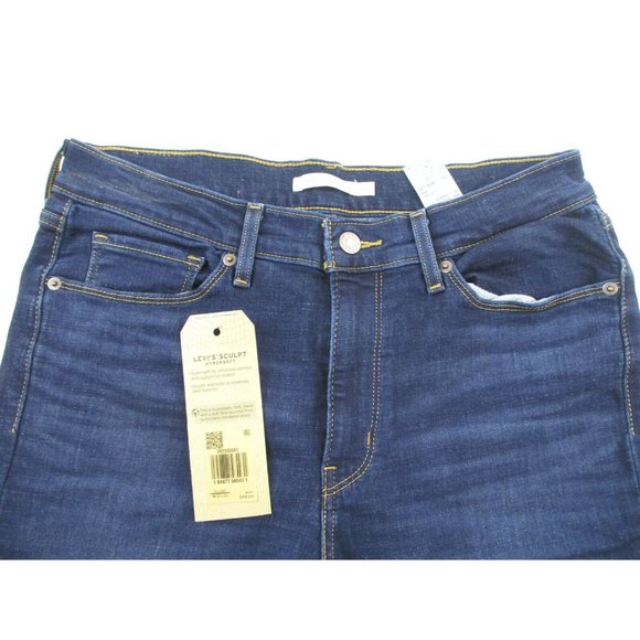 Levi's Women's Classic Straight Stretch Straight Leg Jeans Cobalt Haze, 30 X 32 - Picture 2 of 11